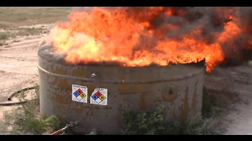 xtt extinguish tank fire